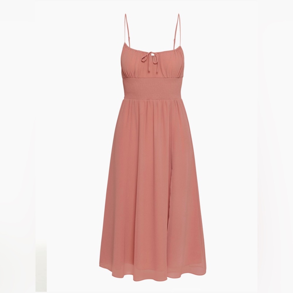 Wilfred smocked midi dress